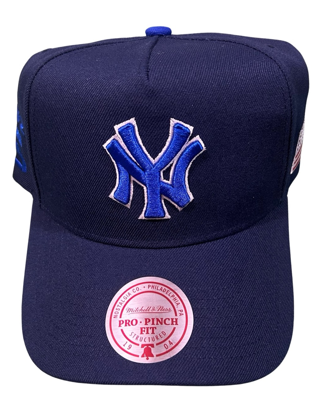 Jay-Z The Blueprint x New York Yankees Navy Blue Snapback Mitchell & Ness Hat